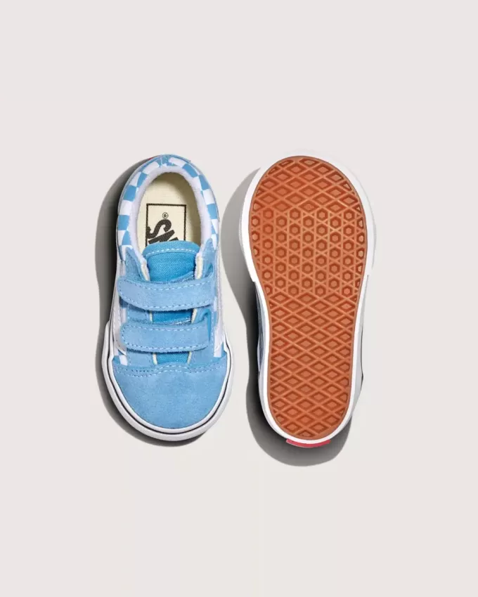 Zapato Old Skool V Checkerboard para niños pequeños