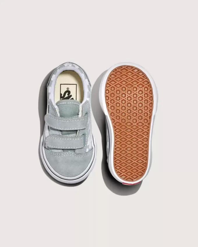 Zapato Old Skool V Checkerboard para niños pequeños