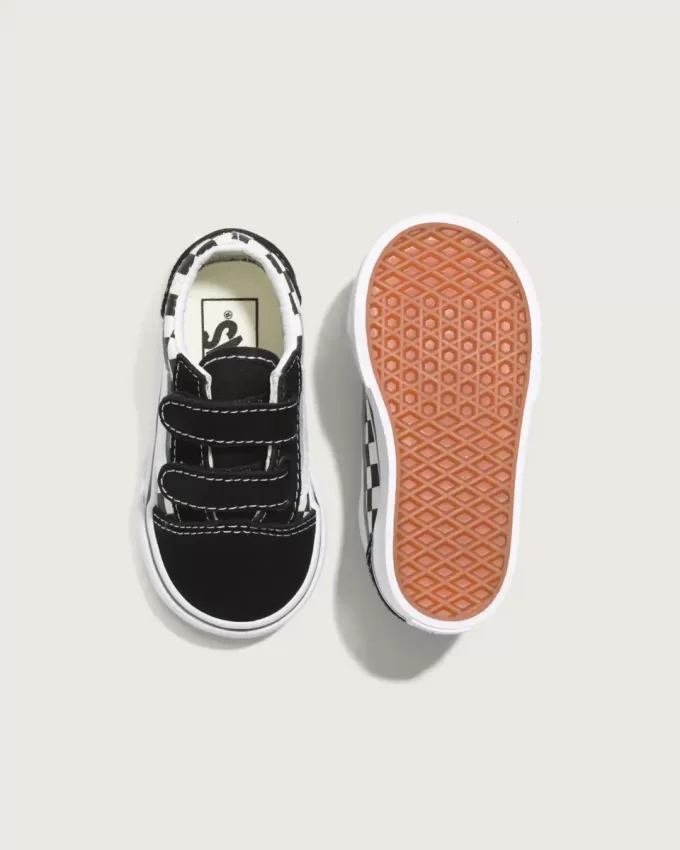 Zapato Old Skool V Checkerboard para niños pequeños