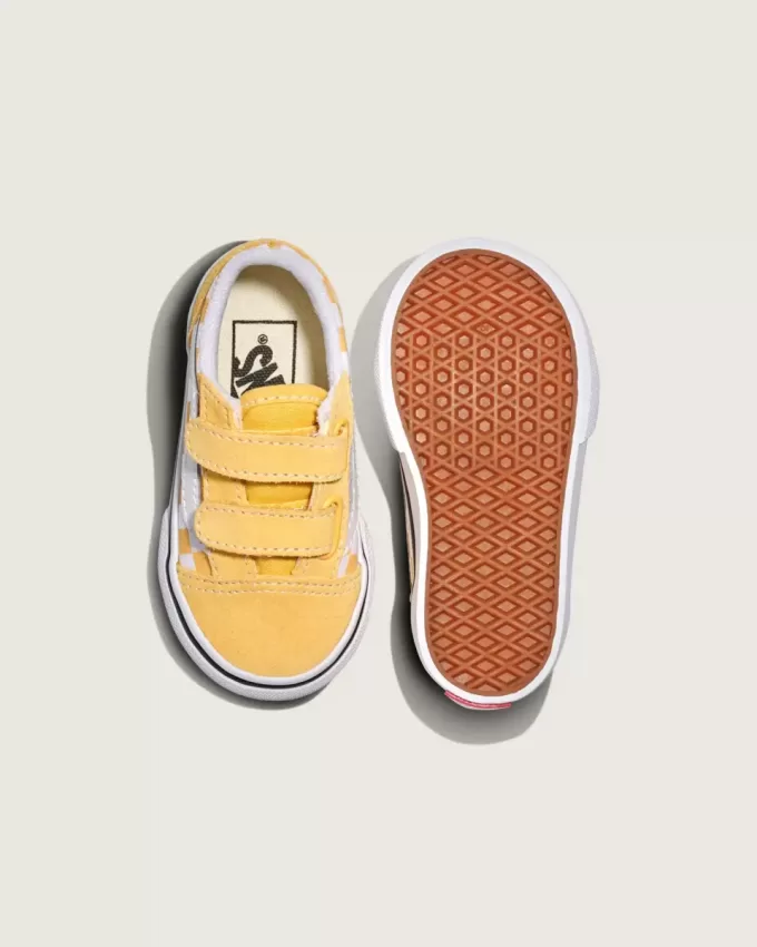 Zapato Old Skool V Checkerboard para niños pequeños
