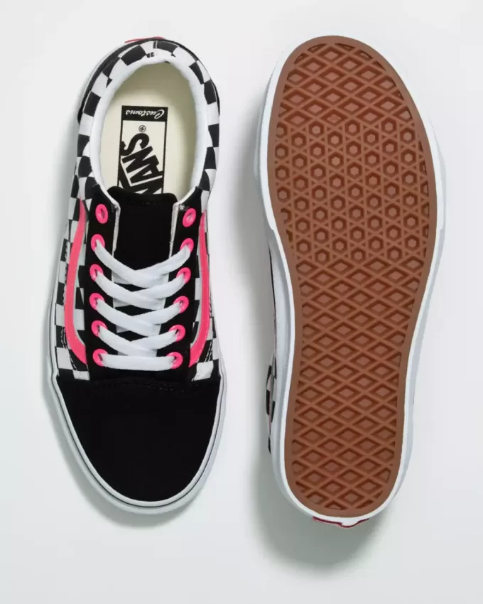 Zapato de cuadros Old Skool Customs