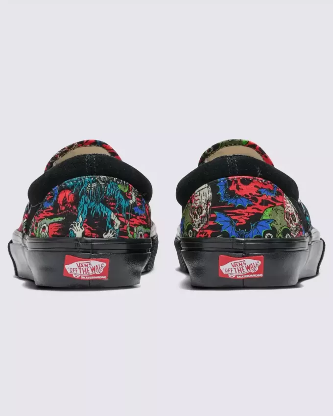 Zapatos de Halloween sin cordones Customs Skate