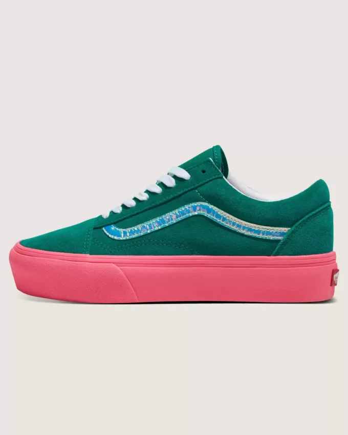 Zapatos de plataforma de ante Customs Old Skool